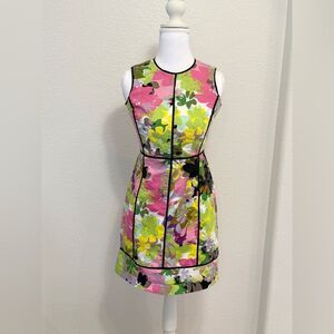 Calvin Klein Sleeveless Floral Dress